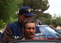 L'arresto di Ciccillo Li Bergolis nel 2005; foto Cautillo