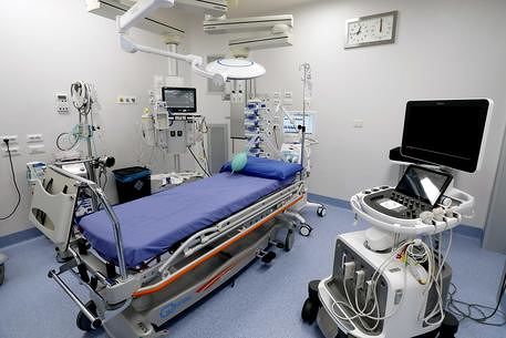 La nuova Terapia Intensiva all'Ospedale Sacco durante l'emergenza Coronavirus a Milano, 29 maggio 2020.ANSA/Mourad Balti Touati
