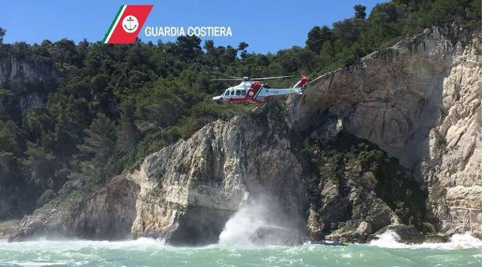 Salvataggio in mare a Peschici