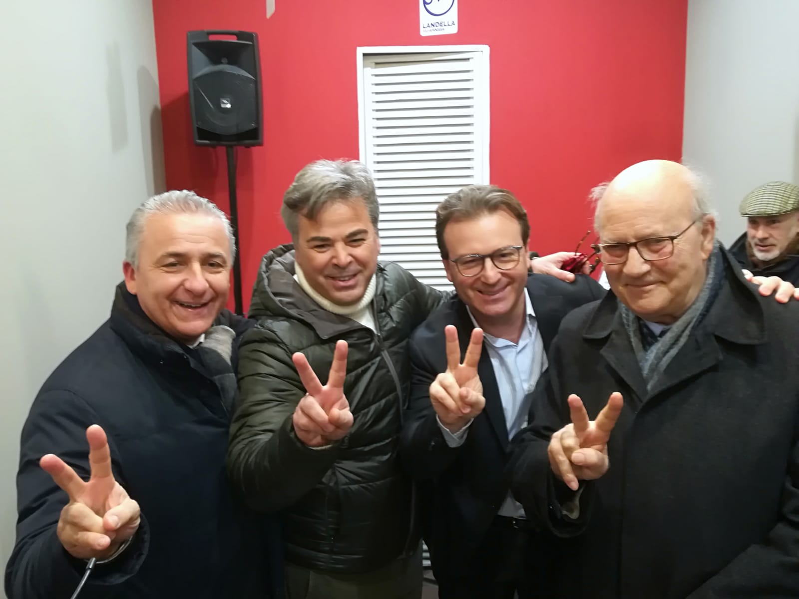 Landella con Gatta, Damiani e Agostinacchio