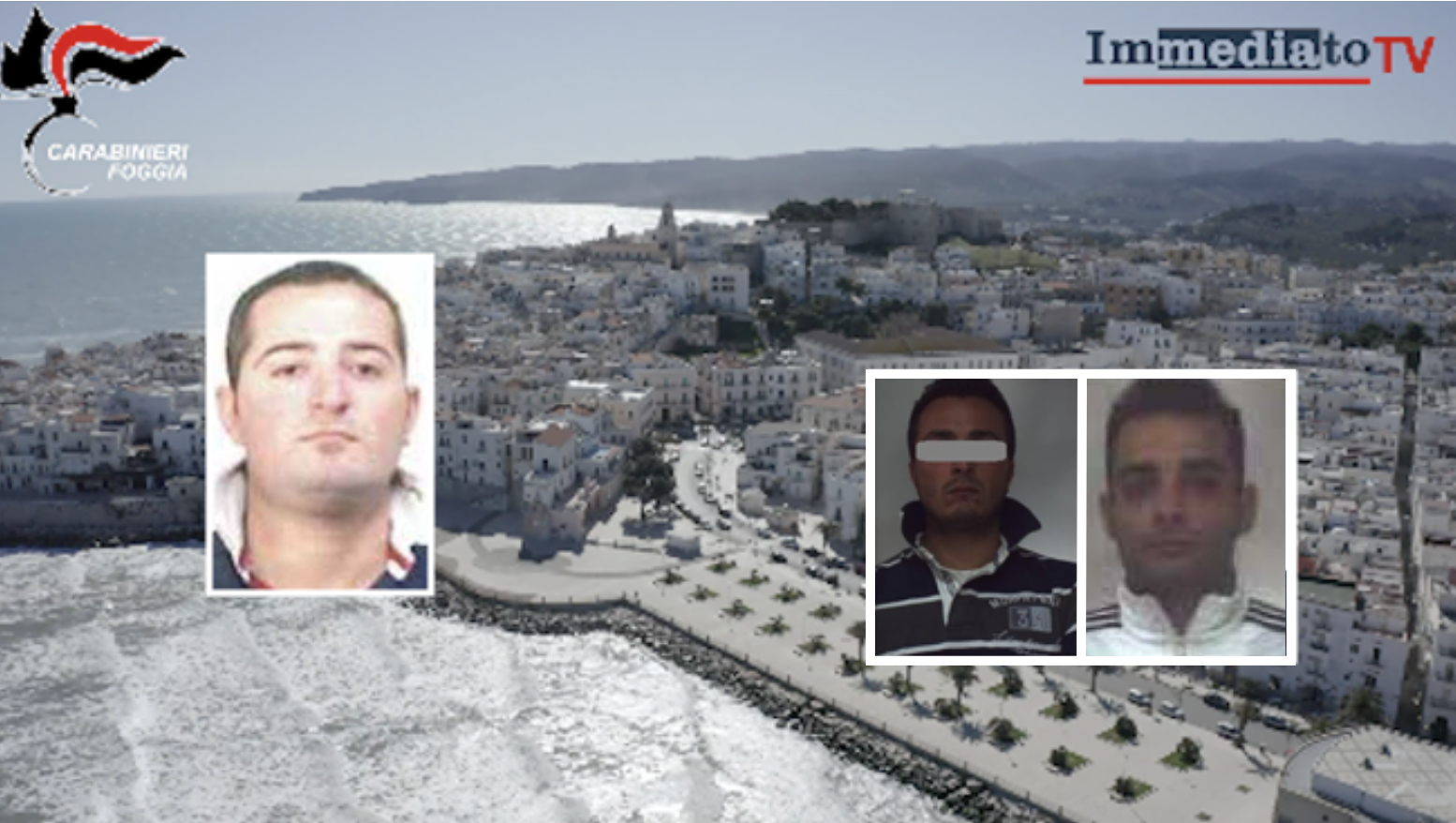 Da sinistra, Raduano, Azzarone e Della Malva