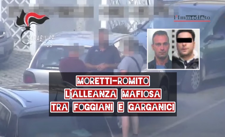 Nei riquadri, Pietro La Torre e Massimo Perdonò; sullo sfondo, La Torre insieme a Lombardi e Ricucci