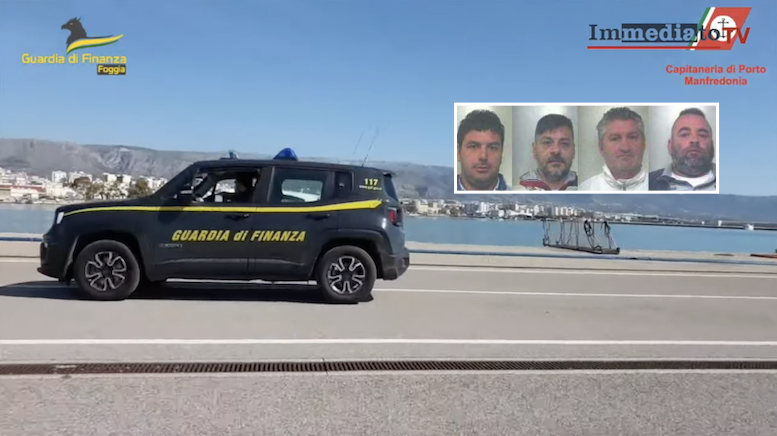Da sinistra, Scirpoli, Romito, Gentile e Quitadamo