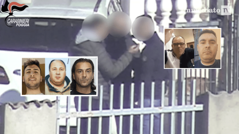 In foto, Rocco Moretti jr, Franco Nardino e Ciro Francavilla; a destra, Russo e Scopece