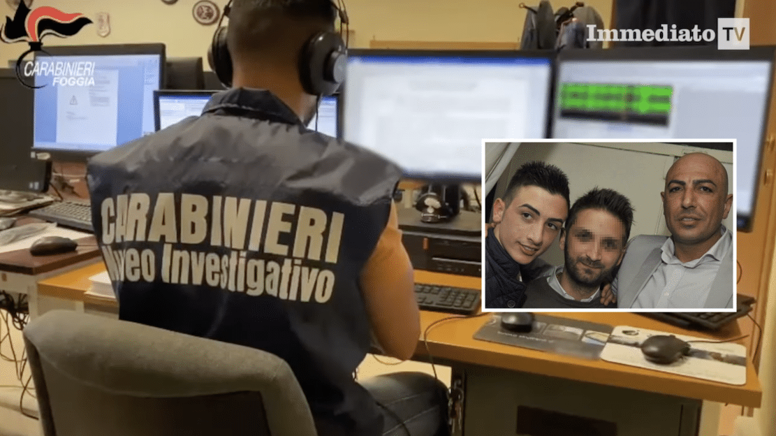 Rocco Moretti junior, Alfonso Capotosto e Pasquale Moretti in una foto di qualche anno fa