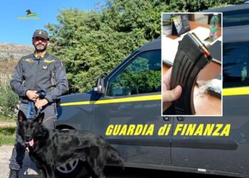 Caricatore con munizioni da guerra a Foggia