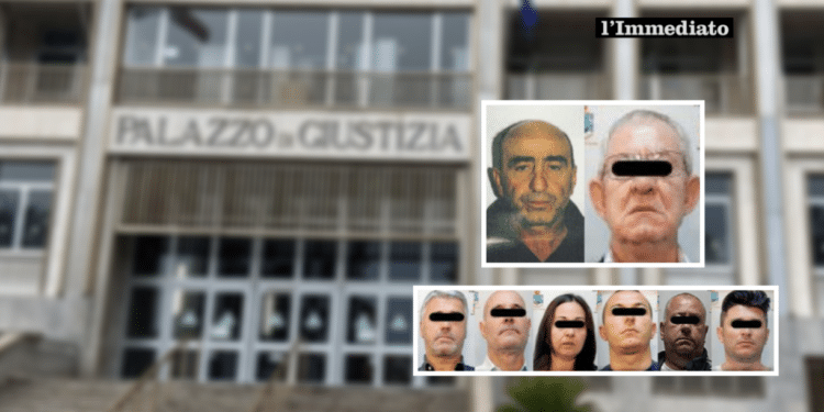 Sopra, Lanza e Carella; sotto, Antoniello, Cocozza, L.Lanza, Pafundi, Di Mattia e Carniola