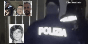 In alto, Pasquale Moretti e Andrea Carella; accanto, Fabio Bernardo; sotto, Giuseppe Laviano