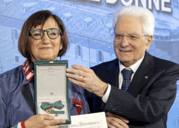 Luciana Delle Donne e Sergio Mattarella