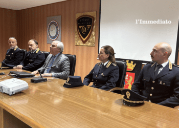 Da sinistra, Mastrangelo, Cerciello, Rossi, Di Fonzo e Martina