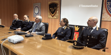 Da sinistra, Mastrangelo, Cerciello, Rossi, Di Fonzo e Martina