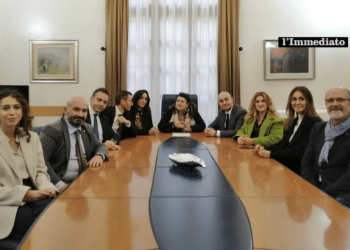 La sindaca Episcopo con gli assessori