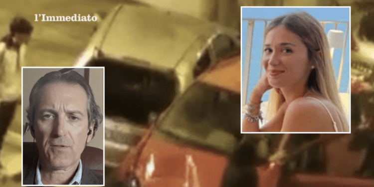 Sodrio e Camilla Di Pumpo; sullo sfondo, l'incidente di via Matteotti
