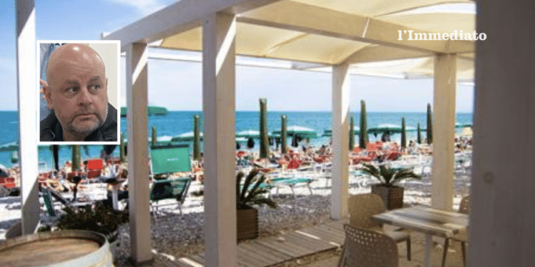 Lido Verde; nel riquadro, l'avvocato Fischetti