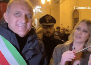 Nicola Gatta con Anna Falchi
