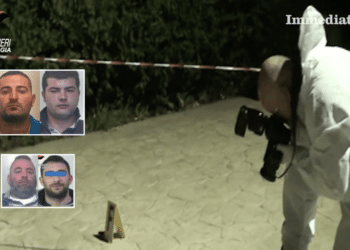 In alto, Raduano e Perna; sotto, Quitadamo e Romano