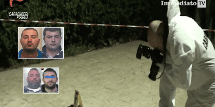 In alto, Raduano e Perna; sotto, Quitadamo e Romano
