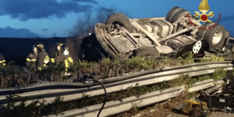 Una foto del luogo dell'incidente