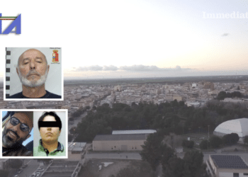 Rocco Moretti; sotto, i figli Pasquale e Anna Rita