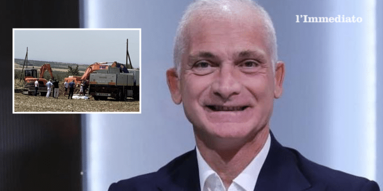 Gianni Rotice; nel riquadro, il luogo della tragedia