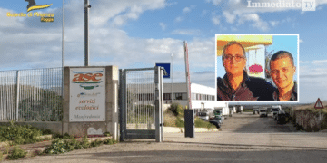La sede di Ase; nel riquadro, Michele e Raffaele Fatone
