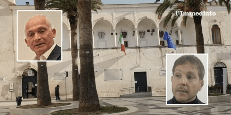 Rotice e Salvemini; sullo sfondo, il Comune di Manfredonia