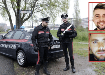 Cesano Boscone, i carabinieri sul luogo dell'omicidio. In alto la vittima, Roberto Parisi, e l'assassino, Antonio Iannetti