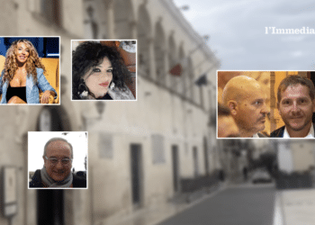In alto, Fabrizio e Trigiani; sotto, Pecorella; a destra, Carbone e Salvemini