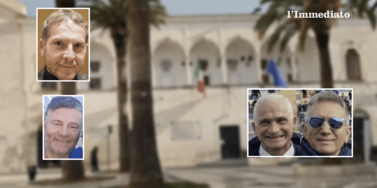 In alto, Salvemini; sotto, Romito; a destra, Rotice e D'Alba