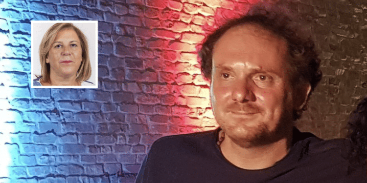 Domenico La Marca; nel riquadro, Michela Quitadamo