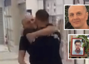 La festa per Capriati dopo la scarcerazione; nei riquadri, la vittima e il giovane Michele Fazio ucciso nel 2001