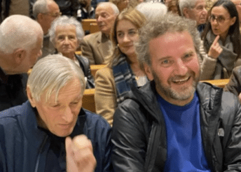 Cassano con il leader di Libera, don Luigi Ciotti