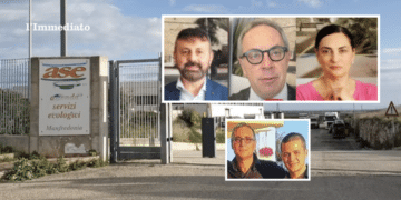 Da sinistra, Centola, Leone e Murgolo; sotto, i Fatone