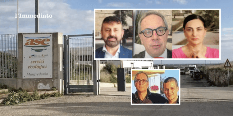 Da sinistra, Centola, Leone e Murgolo; sotto, i Fatone