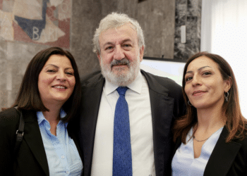 Emiliano con le vedove Luciani