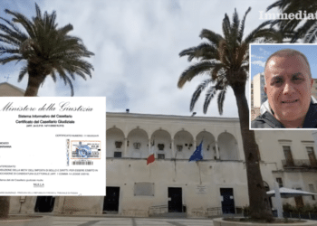 Ugo Galli; a sinistra, il casellario di Marianna Ricucci