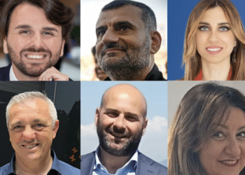 Furore, Decaro e Palmisano; sotto, Ventola, Picaro e Gemma