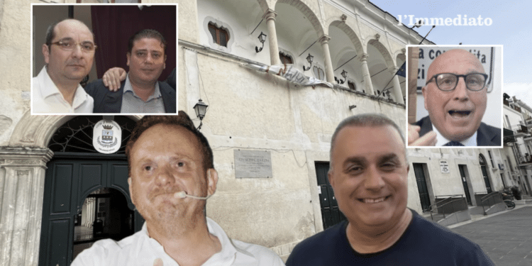 La Marca e Galli; a sinistra, Riccardi e Zingariello; a destra, Marasco