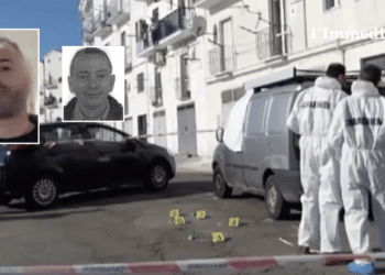 Omicidio Silvestri; nei riquadri, Raduano e Lombardi