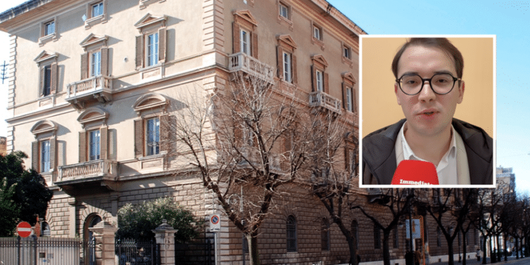 Accademia Belle Arti; nel riquadro, Mario Cagiano