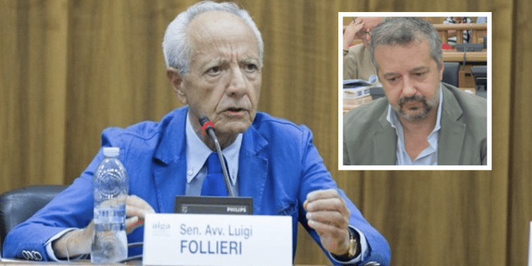 Luigi Follieri; nel riquadro, Gianluca Ursitti