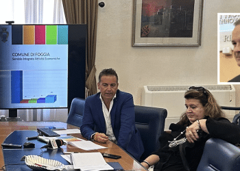 Frattarolo e la sindaca Episcopo; nel riquadro, Angiola