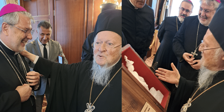 Ferreti col Patriarca Ecumenico