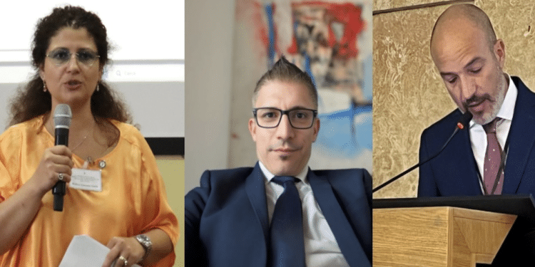 Gialia Berloco, Angelo Scrimitore e Giulio Conticelli