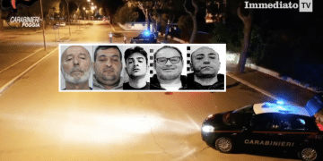 Rocco Moretti, Alessandro Aprile, Rocco Moretti junior, Franco Tizzano e Leonardo Lanza