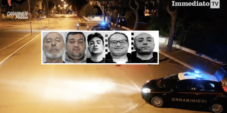 Rocco Moretti, Alessandro Aprile, Rocco Moretti junior, Franco Tizzano e Leonardo Lanza