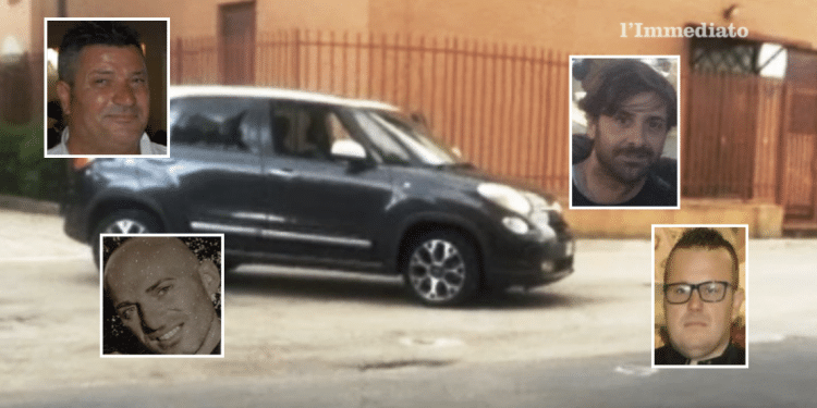 In alto, Sinesi e Francavilla; sotto, Albanese e Ricucci