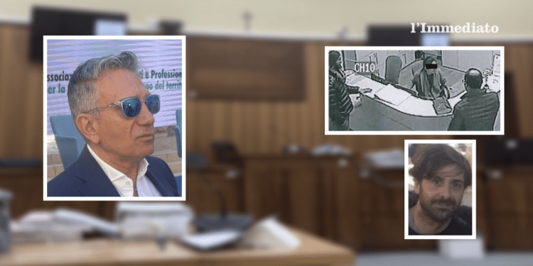 Michele D'Alba; a destra, Gatta e Tizzano quando si presentarono al "Sorriso", sotto Pino Francavilla