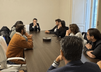 Studenti foggiani a colloquio con il presidente della Provincia di Foggia, Giuseppe Nobiletti
