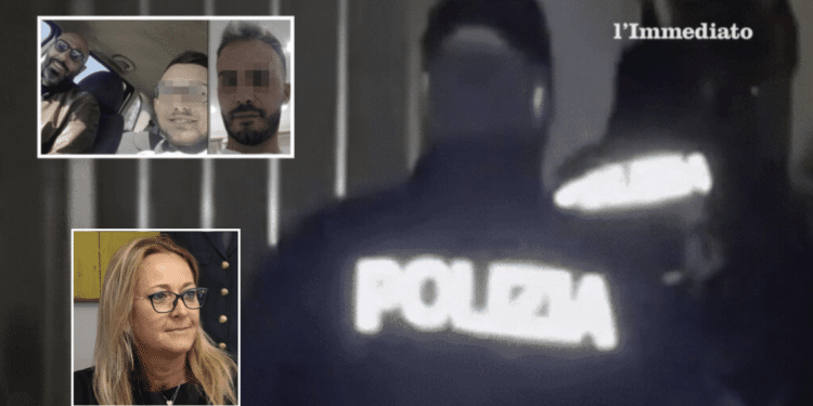 In alto Carella con il boss Pasquale Moretti e Fabio Bernardo; sotto, la pm Bruna Manganelli